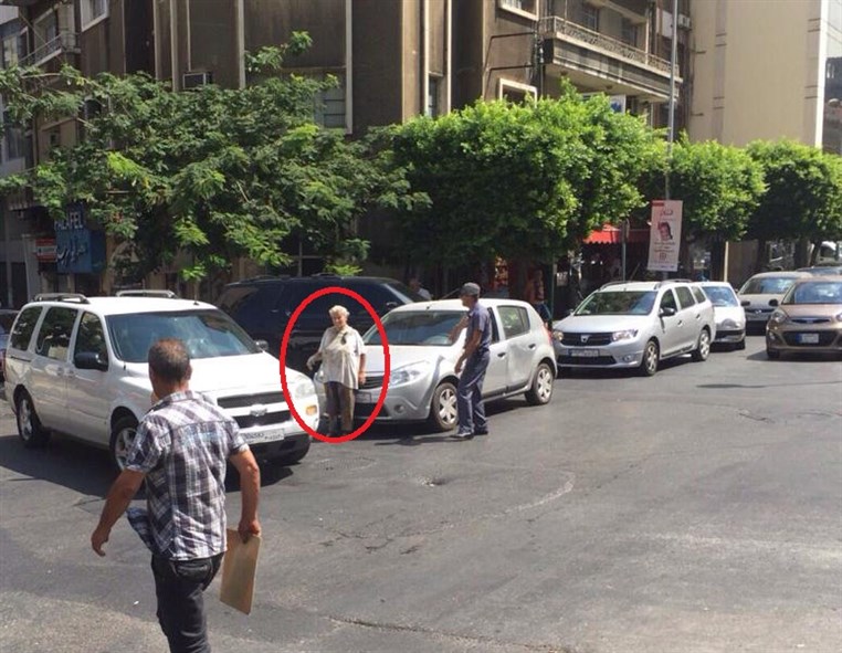 Traffic issues in Hamra… because of an old lady Cop!!
